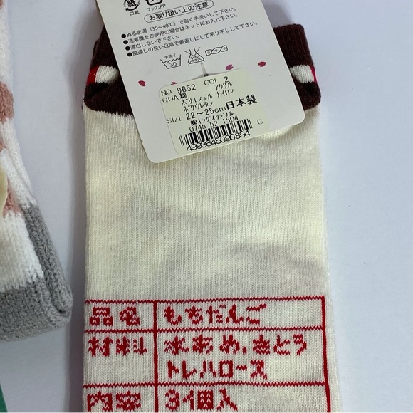 6 for$20❤️Cute Polka Dot MukLuks socks.Dango Socks Set - Picture 5 of 5